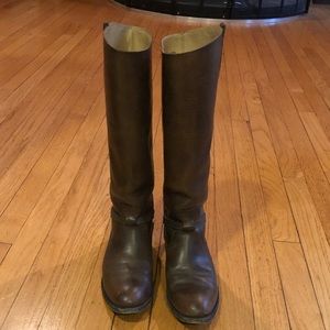 Frye Lindsay Plate Boot 8 in Fawn